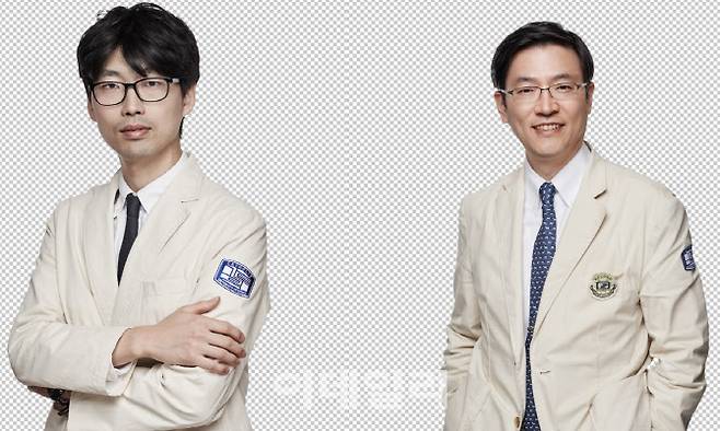 류동우(왼쪽) 여의도성모병원 교수(제1저자)와 양동원 서울성모병원 교수(교신저자)