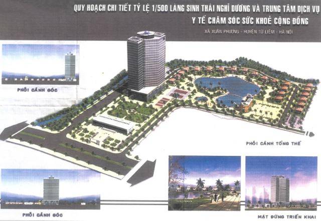 베트남 하노이에 처음으로 건설될 종합 암센터 계획도. '춘풍 메디컬 콤플렉스·암센터 프로젝트'. 국제 컨소시엄 제공