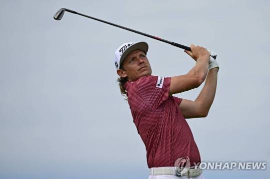 지난달 18일 LIV 시리즈 5차 대회 때 캐머런 스미스의 경기 모습[게티이미지/AFP=연합뉴스]