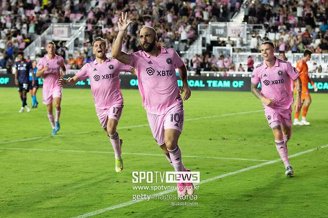 ▲ 곤살로 이과인(인터 마이애미)이 은퇴를 선언했다.