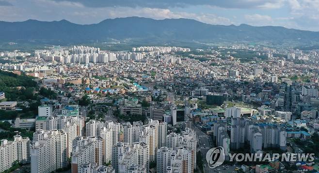 춘천시 전경. [연합뉴스 자료사진]