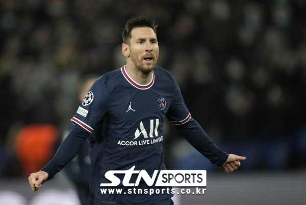 파리 생제르맹 FC 공격수 리오넬 메시. 사진｜뉴시스/AP