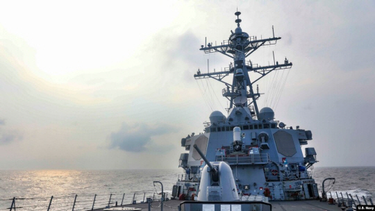 미 해군 벤폴드함 : 미 해군 알레이 버크급 미사일 구축함인 벤폴드함 . 미 해군 홈페이지 캡처