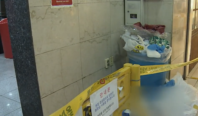 6일 부산의 한 쇼핑몰 여자 화장실에서 영아 시신이 발견돼 경찰이 수사에 나섰다. YTN 방송화면 갈무리
