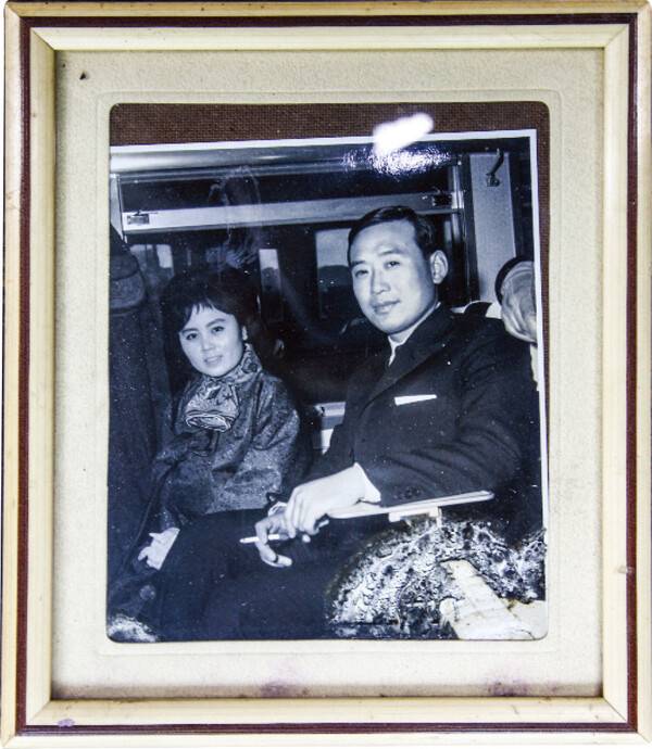 신혼여행을 가는 조순옥 할머니와 남편 故 유용서씨.