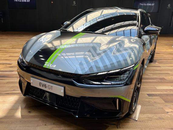 기아 고성능 전기차 EV6 GT의 전면 모습. 사진=최종근 기자