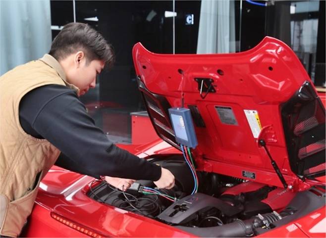 중고차 진단 [사진출처=엔카닷컴]