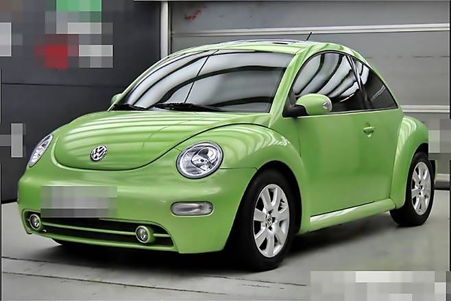 190만원으로 책정된 폭스바겐 비틀 [사진출처=엔카닷컴]