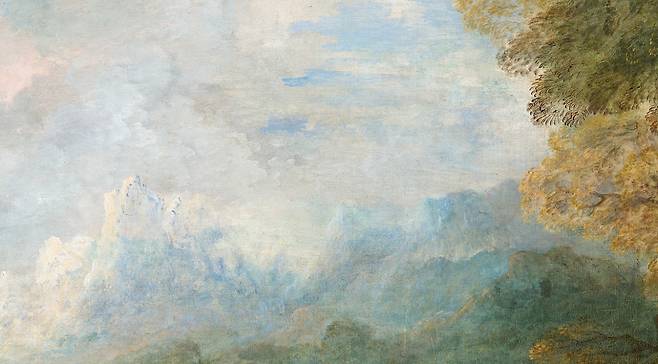 장 앙투안 와토, 키테라(시테라)섬의 순례(일부 확대)