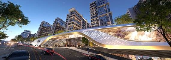 롯데건설이 제안한 한남2 재정비촉진구역 주택재개발정비사업 '르엘 팔라티노' 조감도