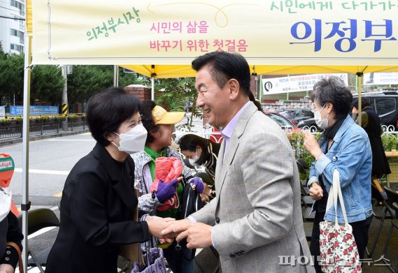 김동근 의정부시장 7일 현장시장실 운영. 사진제공=의정부시