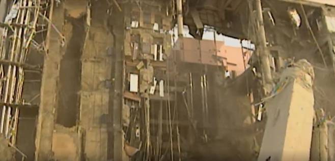 다큐멘터리 '논픽션 다이어리' 스틸컷. 1995년 6월 29일 발생한 삼풍백화점 붕괴 사고로 502명이 사망하고 6명이 실종됐으며 937명이 부상을 당했다. [논픽션 다이어리]