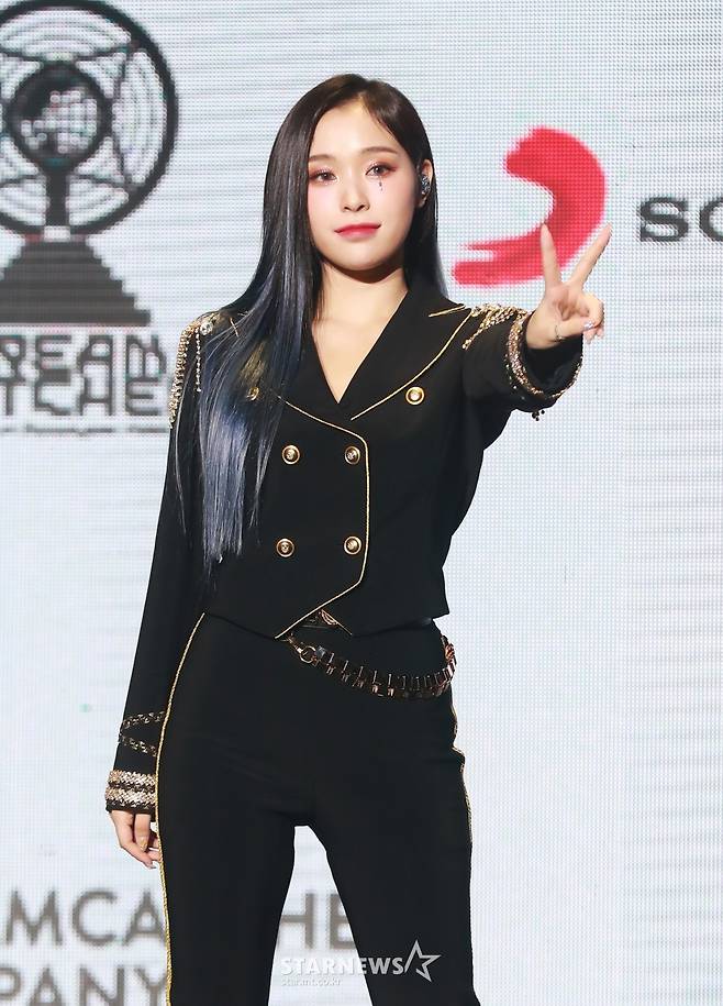 드림캐쳐 가현 '깜찍 브이'[★포토]