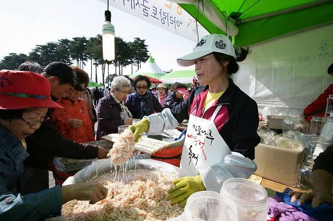 마포나루 새우젓축제 장터 모습 [서울 마포구 제공. 재판매 및 DB 금지]