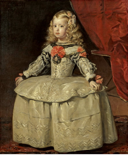 디에고 벨라스케스 ‘흰 옷을 입은 마르가리타 테레사 공주’(1656)
