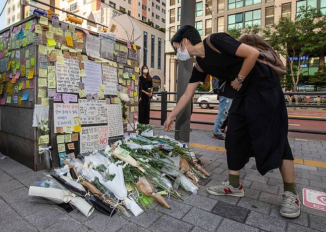 ‘신당역 스토킹 살인사건’ 당시 가해자를 옹호하는 발언이 나와 충격을 주기도 했다. ⓒ김흥구