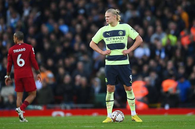 맨시티 공격수 엘링 홀란드. Getty Images 코리아