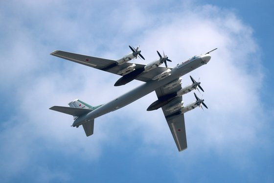 러시아 전략 폭격기 Tu-95MS. 타스=연합뉴스