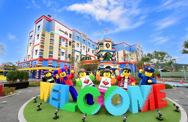 레고랜드 호텔 앞 전경./사진=레고랜드 코리아 제공