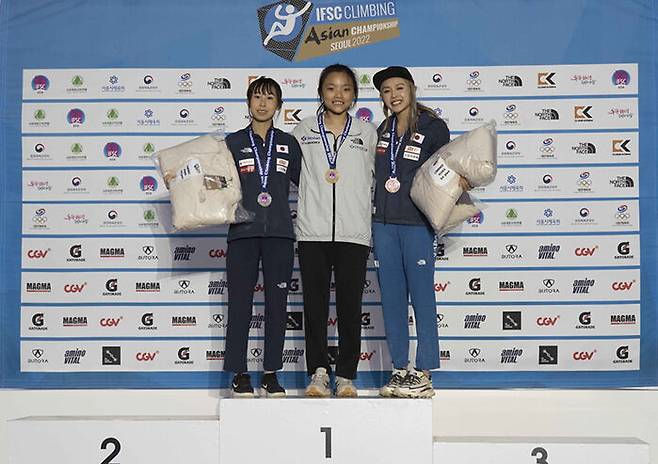 서채현, 2022 스포츠클라이밍 아시아선수권 여자 콤바인 금메달