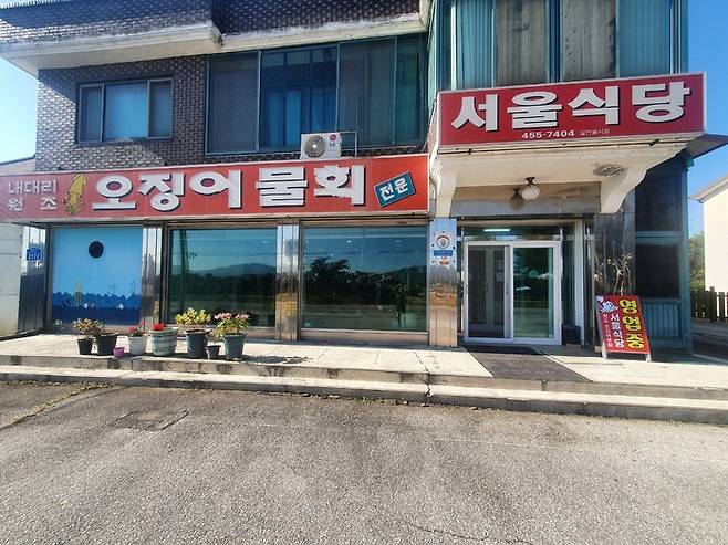 오질어물회 전문점인 가원도 철원의 ‘서울식당’