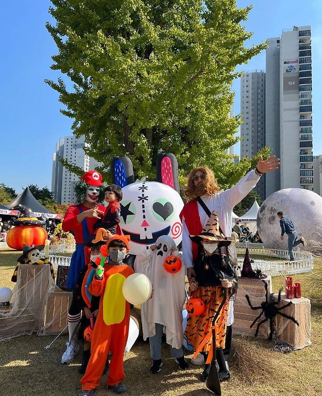 지난 22일 아름드리공원에서 불당2동 주민자치위원회 주관으로 열린 '불무골 할로윈 축제 더(THE)놀자'. 천안시 제공