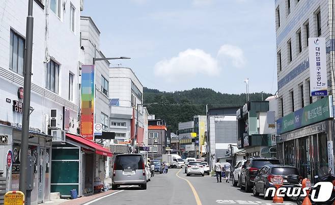 진도읍 주요 시가지 모습/뉴스1