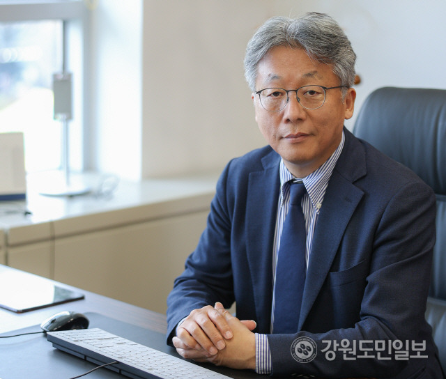 ▲ 유만희 상지대 총장직무대행