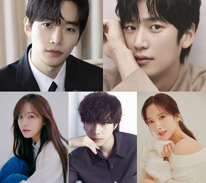 /사진제공=이준호(JYP엔터테인먼트),  나인우(큐브엔터테인먼트), 김세정(젤리피쉬엔터테인먼트), 보나(스타쉽엔터테인먼트), 김영대(아우터코리아)