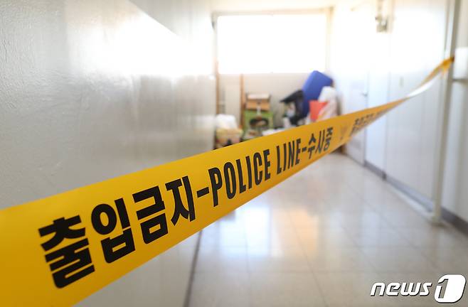 세 모자 살해 사건이 발생한 광명 아파트. /뉴스1