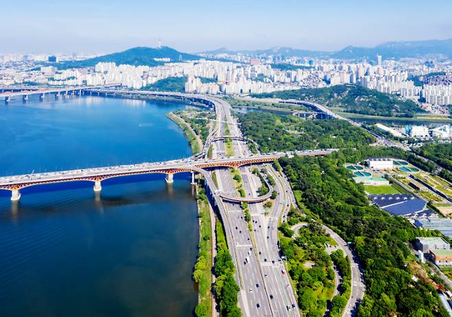 강변북로 지하화 추진. 서울연구데이터서비스 제공