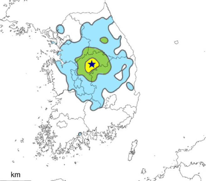 기상청 최근 지진 발생 지역