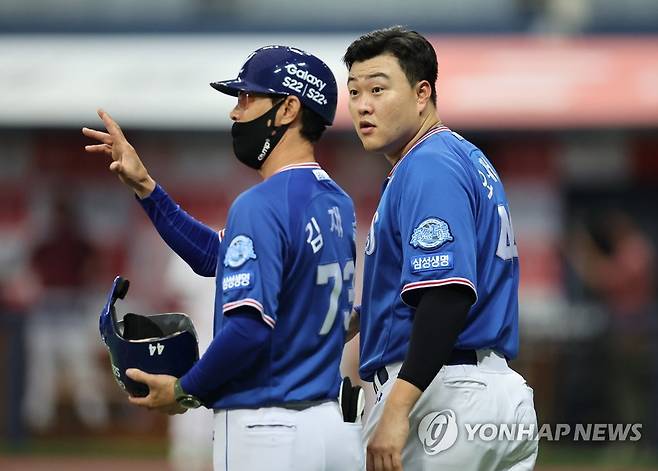 김재걸(왼쪽) 삼성 퓨처스(2군)팀 신임 감독 [연합뉴스 자료사진]