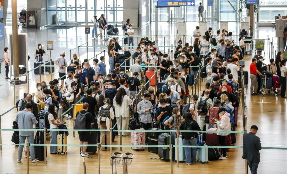 인천국제공항 1터미널 출국장 /사진=뉴시스