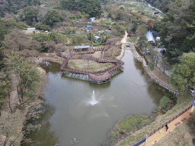 생태휴식공원으로 탈바꿈한 법동 구민공원. 대덕구 제공