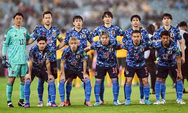 일본 축구 대표팀 자료사진. 연합뉴스