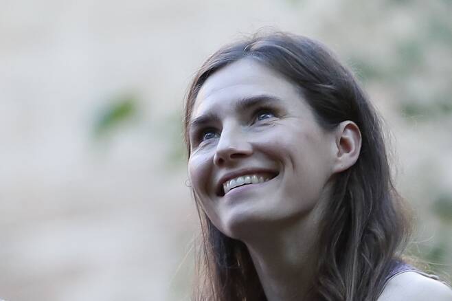 지난 2019년 이탈리아를 방문한 아만다 녹스의 모습. 사진=AP 연합뉴스