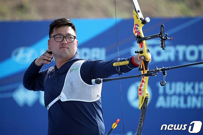 한국 남자 양궁의 간판 김우진. /뉴스1 ⓒ News1 황희규 기자