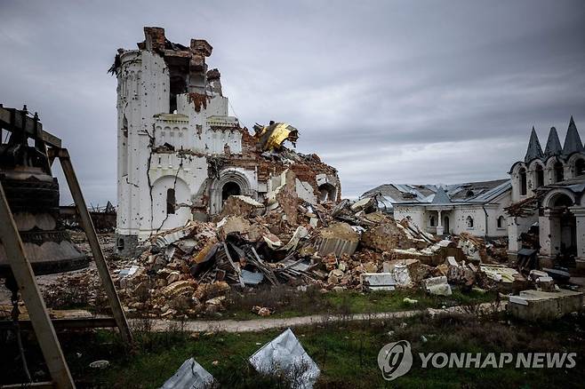 폐허가 된 우크라이나 [AFP 연합뉴스 자료 사진. 재판매 및 DB 금지]