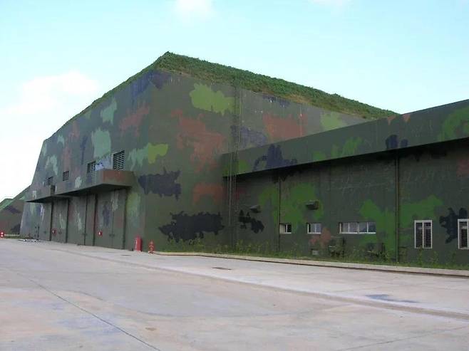 중국 동펑 미사일 공격 견딜 대만 격납고 청사진 [대만 연합신문망 캡처. 재판매 및 DB 금지]