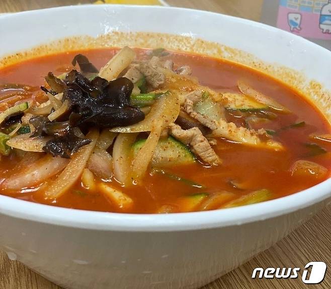 제주도 제주시 한림읍의 한 짬뽕 전문점. (온라인 커뮤니티 갈무리)