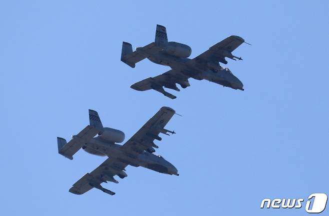 미군 A-10 공격기. 2022.11.4/뉴스1 ⓒ News1 김영운 기자