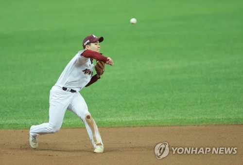 키움 히어로즈 유격수 김휘집. ⓒ연합뉴스