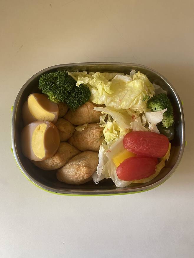 유부초밥 도시락. 장하나 제공