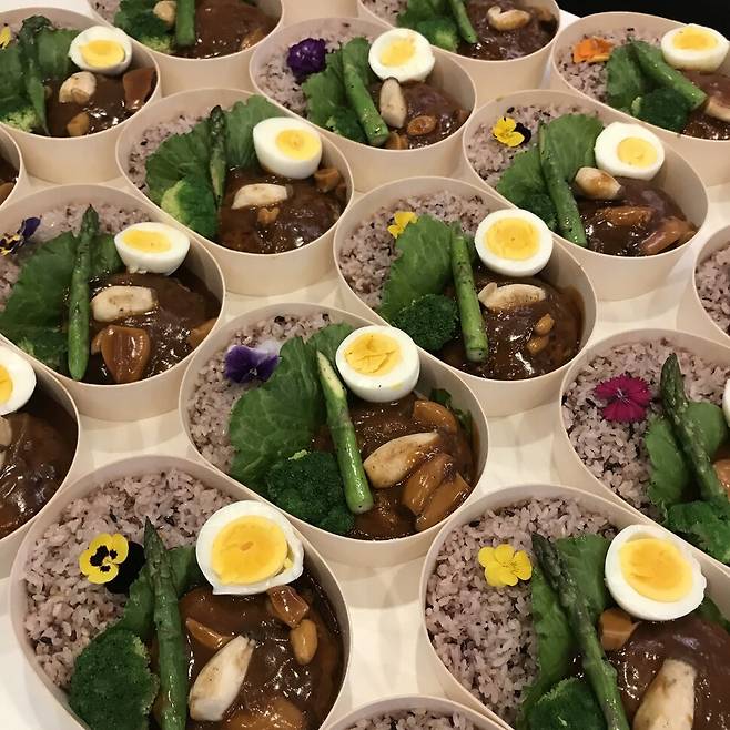 함박스테이크 도시락. 이승은 제공