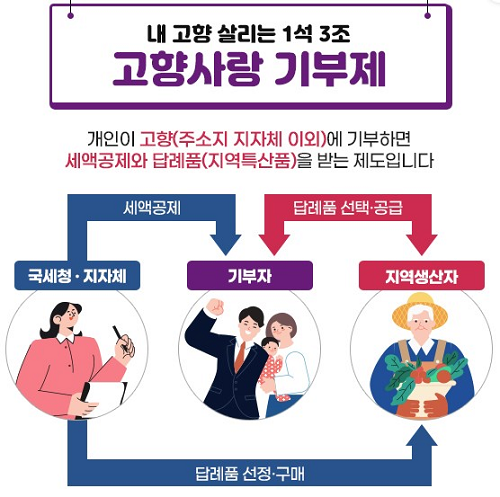 고향세 운영 체계. 자료제공=부산광역시