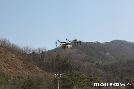 안양시 산불방지 드론. 사진제공=안양시