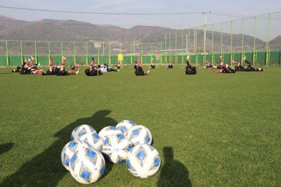 축구선수들 훈련 모습(기사내용과는 무관) [사진=아시아경제DB]