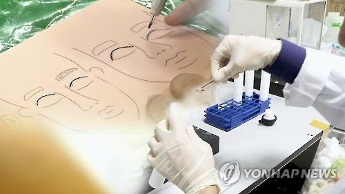 눈썹문신 (CG) [연합뉴스TV 제공]