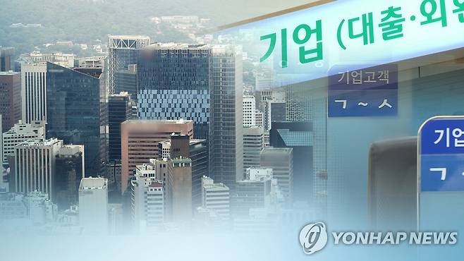 중소기업 대출금리 9년만 최고…5%이상 대출비중 3%→41% 폭증 (CG) [연합뉴스TV 제공]